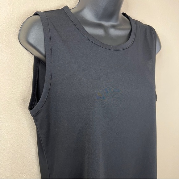 Express Vintage Black Sleeveless Fitted Tank Stretch Y2k 90s Fits Like Medium - Picture 4 of 6